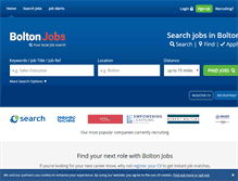 Tablet Screenshot of bolton-jobs.co.uk